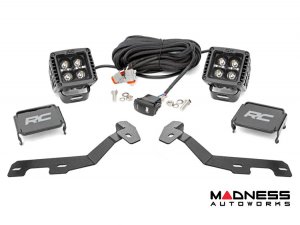 Dodge Ram 1500 Lighting Upgrade - Ditch Light Kit - Black Series LED w/ Amber DRL